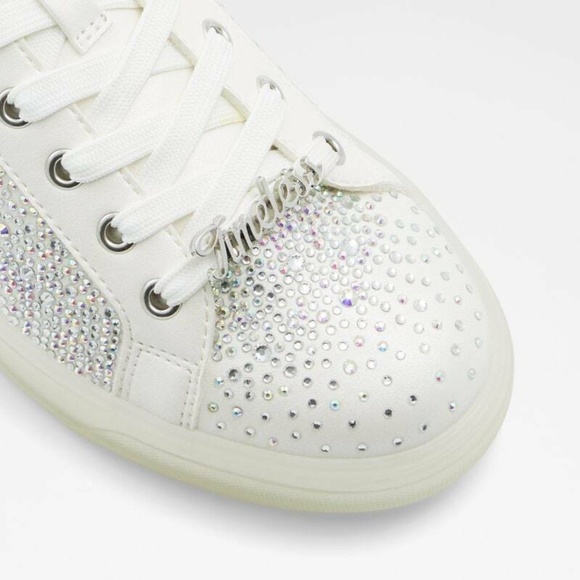 Disney x Aldo Glasssneaker Cinderella Multi Sizes White NEW IN BOX Authentic - Picture 5 of 8